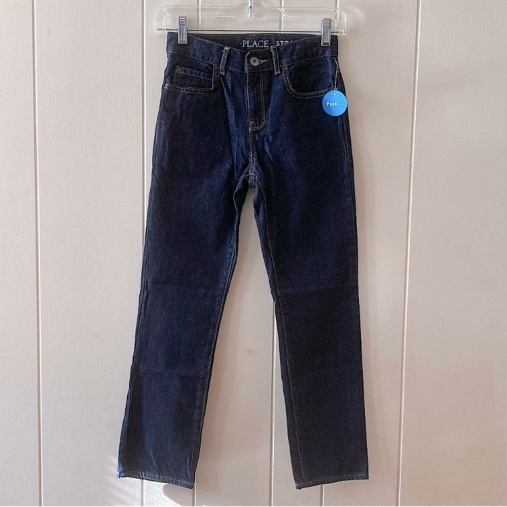 ⭐️ The Children’s Place Dark Wash Straight Leg Blue Jeans Girls Size 10
